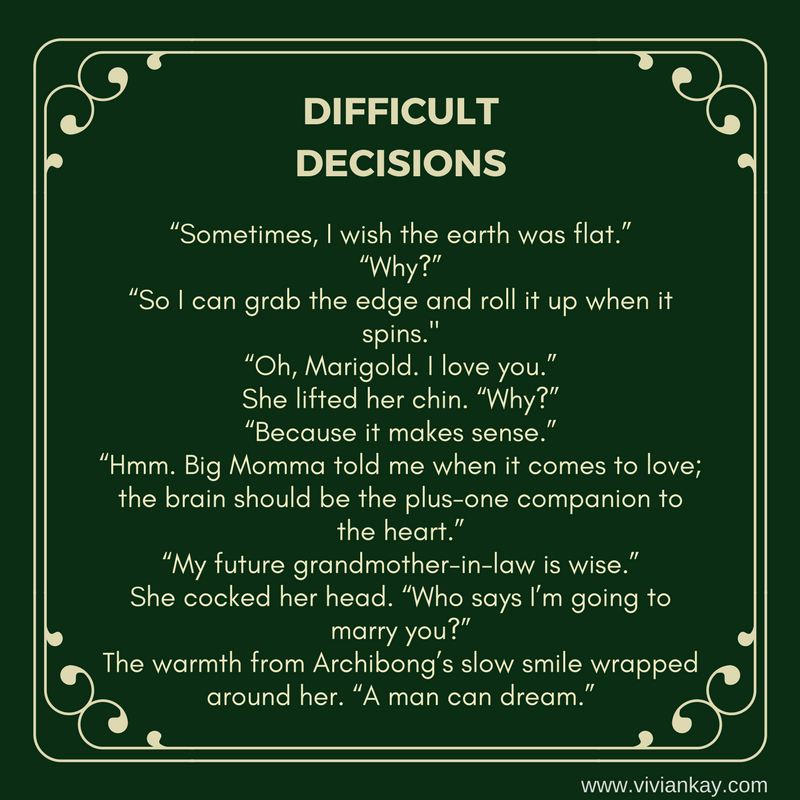 “Do you love this child-”Marigold swallowed hard. Every time she felt him move, it brought her joy. She was still amazed by the way he seemed to respond to her massages, to her voice